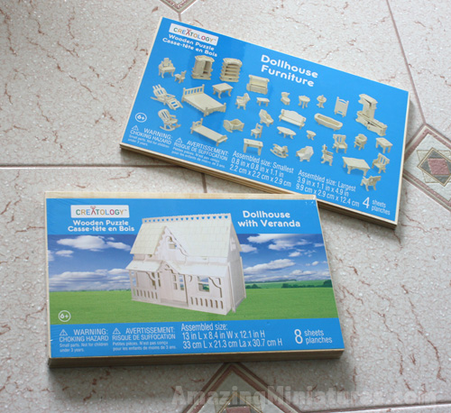 Creatology Dollhouse with Veranda & Furniture Set in its Packaging